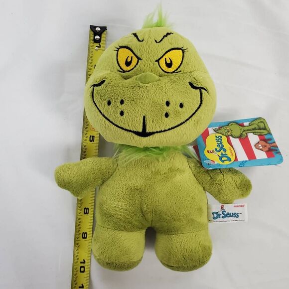 Aurora Dr Seuss Grinch Plush Doll 10" 2018 NWT - Picture 5 of 5